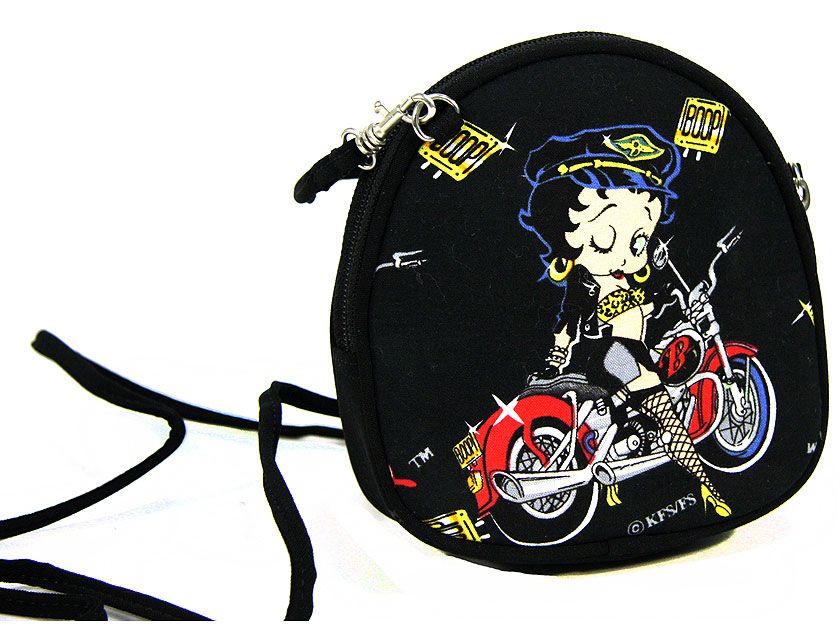 Wholesale Handbags #2031-MC Betty Boop Motor Cycle string bag