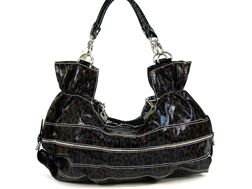Wholesale Handbags #bl-3038-br Fashion Hobo bag has a double strap, a ...
