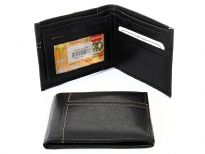 Faux Leather bi-fold men wallet