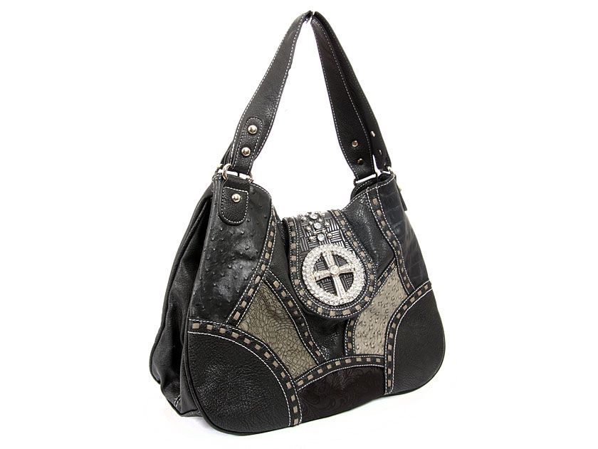 Wholesale Handbags #wwp-006c-bk Patch work Cross double handle Bag ...